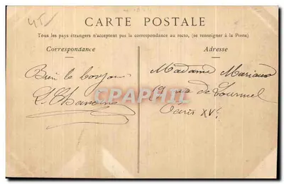 Jeanne d'Arc, zwycięska, wraca do Orléans — par Seberrrer, ND Phot, n°70 — Rewers