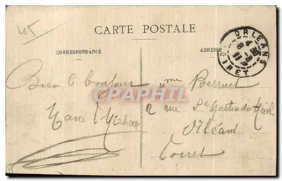 Montargis - Vista sobre o Loing — n° 649 — Verso