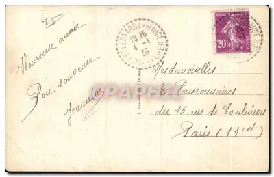 Beaugency (Loiret) — Wieża zegarowa — wydawca anonimowy, nr 138 — Rewers