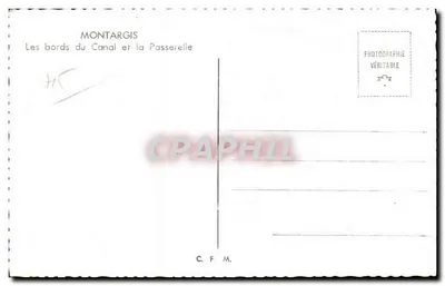 Montargis — I bordi del Canale e il Ponte — C.F.M. — Verso