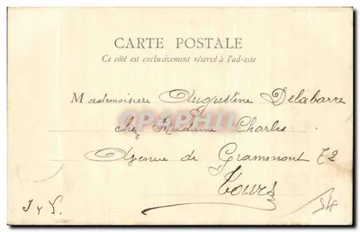 Beaungency — Stara Wieża zwana Cezara — B.F., Paryż — Rewers