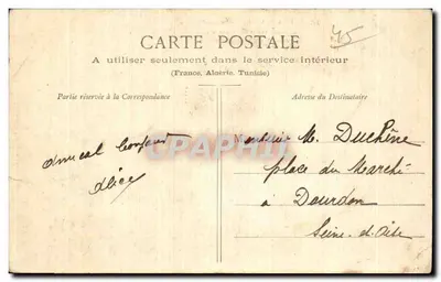 Pithiviers - The Château de Joinville on the heights overlooking the Cité — Librairie Louis Joly, Pithiviers — Back