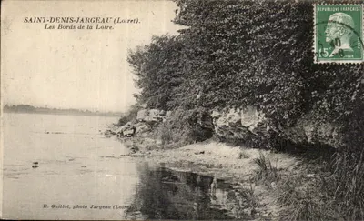 Saint-Denis-Jargeau (Loiret) — As Margens do Rio Loire — E. Guillot, foto Jargeau (Loiret)