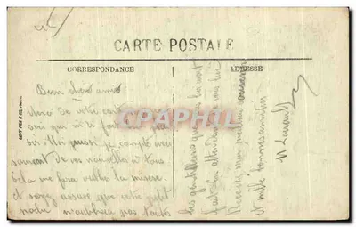 Montargis — Uma vista na Floresta — LL. n°60 — Verso