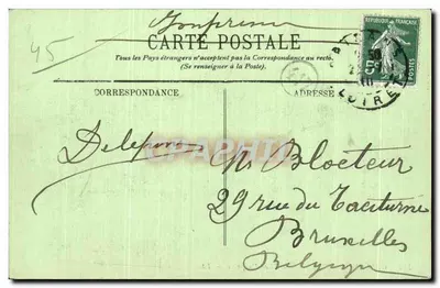 Orléans — Vista della Piazza Dauphine — LL. n°193 — Verso
