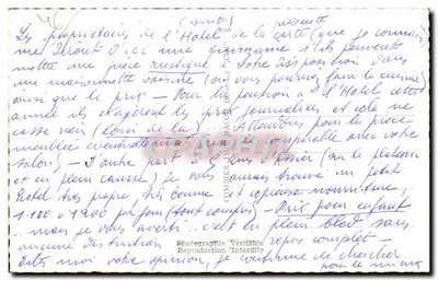 Marcilhac — Hotel de la Promenade — editor no visible — Reverso