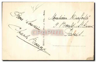 Rocamadour — Ogólny Widok (Strona Zachodnia) — Wydawnictwo Guillaume Père et Fils — Rewers