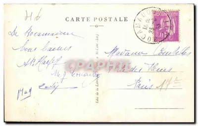 Rocamadour (Lot) — widok panoramiczny zaciętego wąwozu — Le Lot Illustré, nr 750 — Rewers