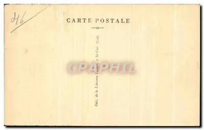 O Castelo de Montal e as Torres de Saint-Laurent, perto de Saint-Céré (Lot) — n° 1595 — Librairie de Saint-Céré — Verso