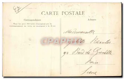Agen — Most kanałowy na Garonne i linia Midi — Wydawnictwo F. Perret Agen — Rewers