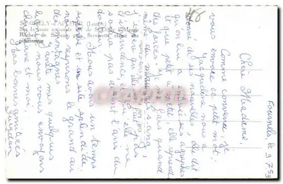Rocher de Saint-Jean — St-Chély-d'Aubrac (Lozère) — editor Oim — Verso