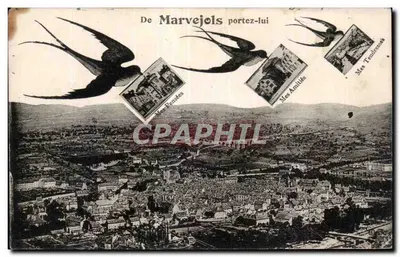 Marvejols — vista aérea — editor desconhecido, número de série não visível