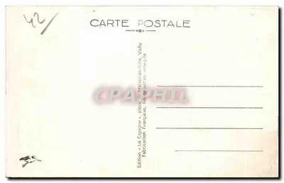 Roanne — O Novo Ponte das Promenades, lado Cours de la République — La Cigogne, n° 5034 bis — Verso