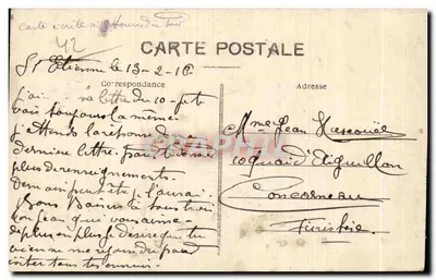 SAINT-ÉTIENNE — Ogólny widok fabryki Narodowej Broni — C. L. — Rewers
