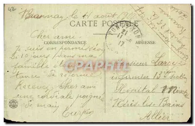Roanne — Algemene uitzicht genomen vanaf het Bassin — Mevrouw Lafay-Bessière, uitgeveres — Achterkant