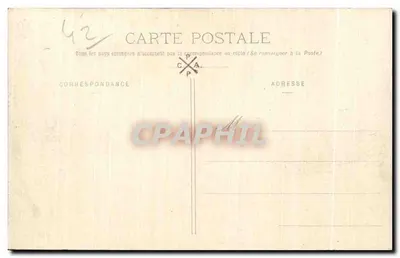 Hotel-Sanatorium of Mont-Pilat — altitude 1270 m — Published by Johannes Merlat, Saint-Étienne — Back