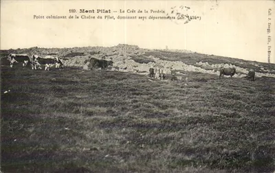 Monte Pilat — O Crêt de la Perdrix — editor Call. J. Zanghe, editor St-Mélan