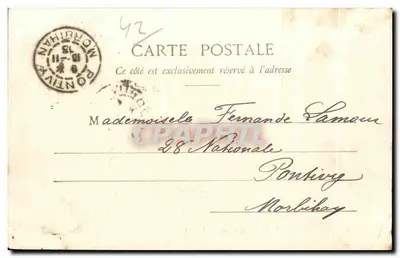 St-ÉTIENNE - Place des Ursules — uitgever A.B.&C.T. n°42 — Achterkant
