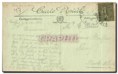 Le Puy — Ogólny widok z Rocher d'Espaly — LL. — Rewers