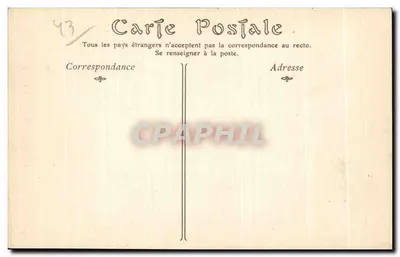 Le Puy — Arco do século XV, Rue des Farges — ND Phot — Verso