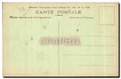 TENCE (Hte-Loire) — As margens do Lignon — Edit. P. Berthet — Verso