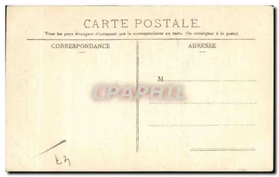 Le Puy-en-Velay (Alta Loira) — La Torre Panessac y el Boulevard Carnot — Tarjeta postal antigua L'Hirondelle de Paris n°457 — Reverso