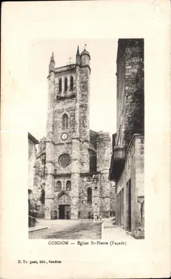 Condom — Igreja de São Pedro (Fachada) — H. Tuguet, editor, Condom