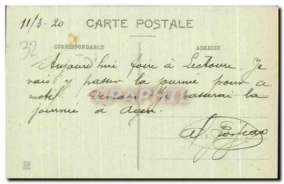 Lectoure - La Fontaine (XIIIe siècle) — Le Général, nr 354 — Rewers