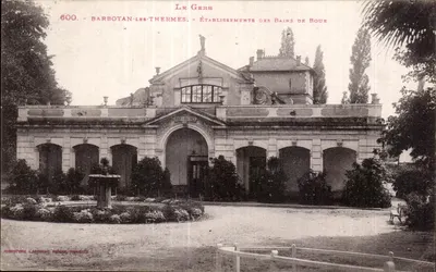 Barbotan-les-Thermes — Estabelecimentos dos Banhos de Bour — editor: A. Lefebvre, Toulouse, n° 600