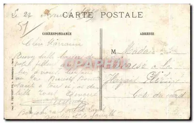 Suiippes (Marne) — Detalhes da guerra 1914-15 — R.P. Paris — Verso