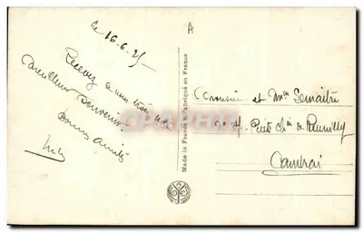Exposición de Artes Decorativas — La Puerta de Honor de Edgar Brandt — 37 AN París — Reverso