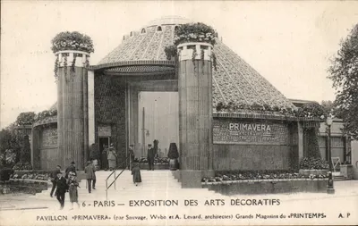 Pavillon Primavera — Exposition des Arts Décoratifs — Paris 1925 — par Sauvage, Wybo et A. Levard architectes