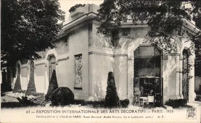 Pavillon de la Ville de Paris — Exposition Internationale des Arts Décoratifs — Paris 1925 — Roger Bouvard, André Vincent, Six et Labreuille, arch.