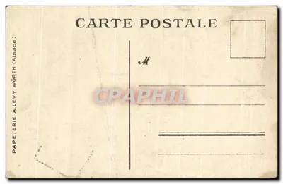 Carte des monuments sur le champs de bataille de Woerth — éditeur A. LEVY, Wörth (Alsace) — Verso