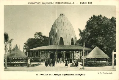Pavilion of French Equatorial Africa — International Colonial Exhibition — Paris 1931
