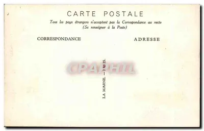 La Terrasse — Exposición Colonial 1931 — P. Beillard Propriétaire — Reverso