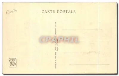 植民地大道からルイリィ門方面 — パリ国際植民地博覧会 1931年 — ブラウン＆シエ、パリ発行 — 裏面