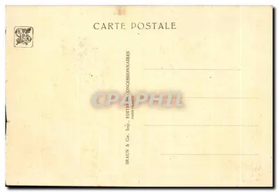 アンティーク絵葉書 パリ国際植民地博覧会 1931年 インドシナ地区 アンナン館 — 裏面