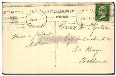 Pabellón de la África Ecuatorial Francesa — Exposición Colonial Internacional — París 1889 — L. A. Fichet, Arch — Reverso