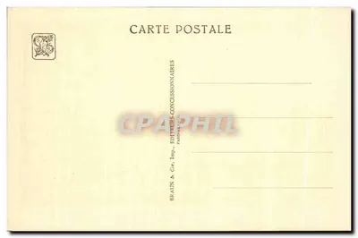 カメルーン・トーゴ — グラン・パヴィヨンの全体図 — パリ国際植民地博覧会1931年 — ブイヨー＆カレル、建築家 — 裏面