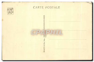 Reproduction de Mount Vernon — Maison de George Washington — Exposition Coloniale Internationale — Paris 1931 — Éditeur : Braun & Cie, Paris — Verso