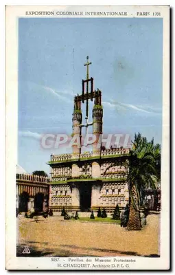Pavilhão das Missões Protestantes — Exposição Colonial Internacional de Paris 1931 — H. Chauquet, Arquiteto D.P.L.G.