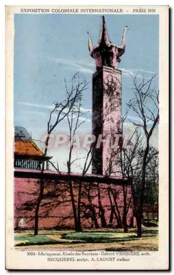 Madagascar, Aloalo des Bucrânes — Exposition Coloniale Internationale, Paris 1931