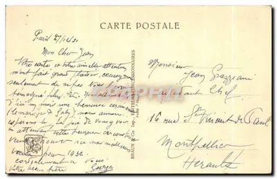 Grand Pavillon du Cameroun et du Togo — Exposition Coloniale Internationale — Paris 1931 — Verso