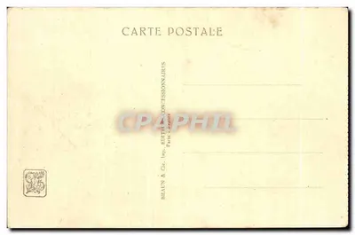 Exposição Colonial Internacional — Paris 1931 — Grande Avenida das Colônias — Editor Braun & Cie — Verso