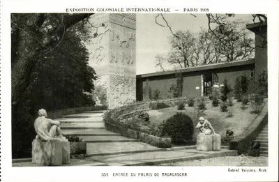 Entrée du Palais de Madagascar — Exposition Coloniale Internationale — Paris 1931