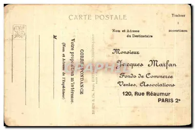 Exposition Coloniale Internationale — Paris 1931 — Palais de l'A.O.F. — Les Boutiques Soudanaises — G. Oivier et J. G. Lambert, Architectes — Verso