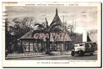 Pavillon de la Nouvelle-Calédonie — Exposition Coloniale Internationale — Paris 1931 — G. Saacke, P. Bailly et P. Monteout, Archite