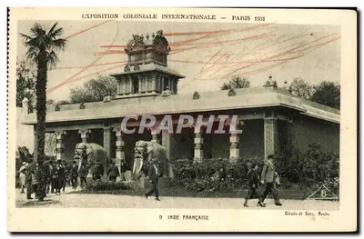 Exposition Coloniale Internationale — Paris 1931 — Inde Française — Girvès et Sors, Archs.