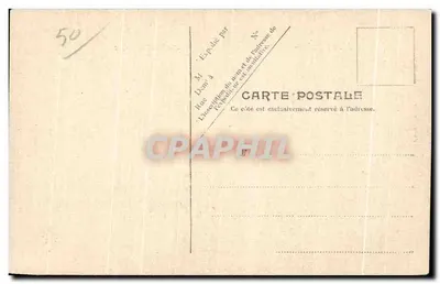 Monte Saint-Michel — Lado Nordeste — V.P. Paris No. 20 — Verso